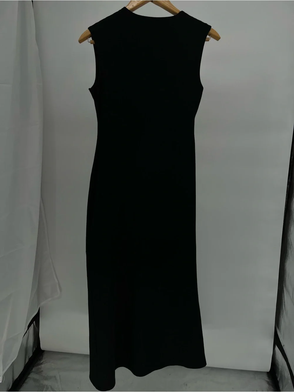Reformation Black One Shoulder Ruched Maxi Dress Size Large Sustainable Bodycon - Picture 9 of 11